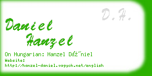 daniel hanzel business card